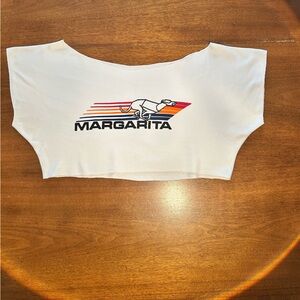 Vintage 1980s graphic crop top